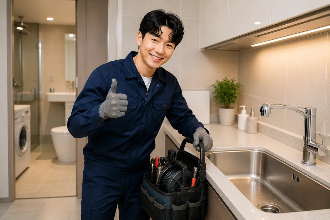 내손동 배관막힘 마무리점검
